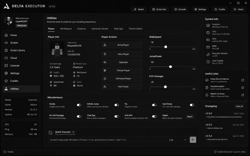 Player Utilities