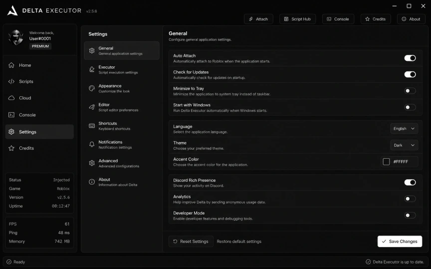 Advanced Settings